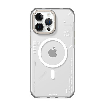 قاب یانگکیت YOUNGKIT مدل Removable Crystal Non-Yellowing Case همراه با مگ سیف -  Youngkit Removable Crystal Non-Yellowing Case Iphone Case With MagSafe