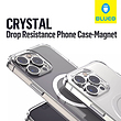 قاب شفاف مگسیف دار برند بلو Blueo Crystal Clear Pro Drop Resistant Phone Case With Magsafe