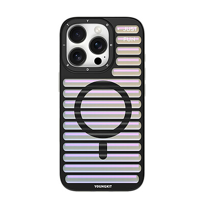 قاب یانگکیت YOUNGKIT مدل Geek Color-Changing Luggage-Inspired همراه با مگ سیف -  Youngkit Geek Color-Changing Luggage-Inspired Iphone Case With MagSafe