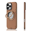 قاب یانگکیت چرمی مدل  Leather 360 Rotation Ring Stand Case همراه با مگ سیف -  Youngkit Leather 360 Rotation Ring Stand Case With MagSafe