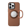 قاب یانگکیت چرمی مدل  Leather 360 Rotation Ring Stand Case همراه با مگ سیف -  Youngkit Leather 360 Rotation Ring Stand Case With MagSafe