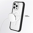 قاب یانگکیت دور سیلیکونی پشت شفاف مدل  Removable Liquid Silicone همراه با مگ سیف -  Youngkit Removable Liquid Silicone Case With MagSafe