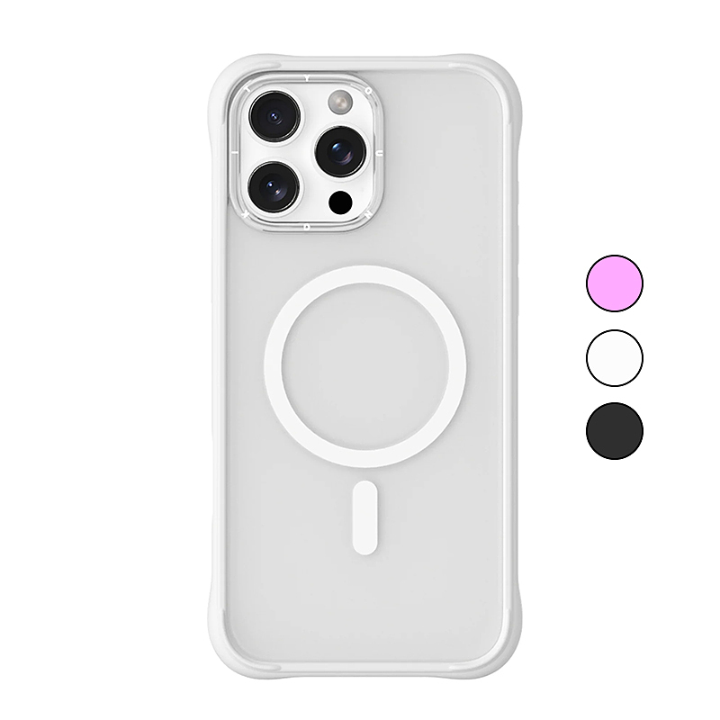 قاب یانگکیت دور سیلیکونی پشت شفاف مدل  Removable Liquid Silicone همراه با مگ سیف -  Youngkit Removable Liquid Silicone Case With MagSafe