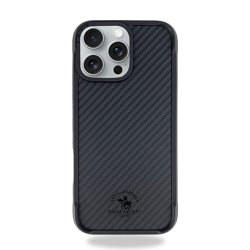 قاب آیفون برند باربارا پولو مدل ELVIS مگسیف دار - Santa Barbara Polo Raquet Club ELVIS Carbon Fibre Series for iPhone