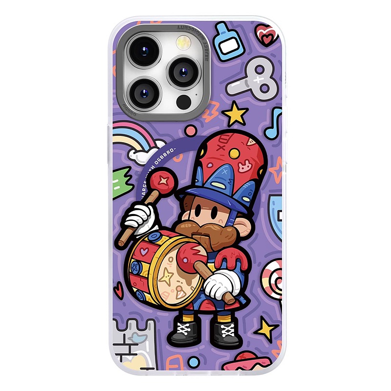 قاب OGBRO مدل The nutcracker / کیس OGBRO مگ سیف دار / قاب OGBRO The nutcracker MagSafe Iphone Case