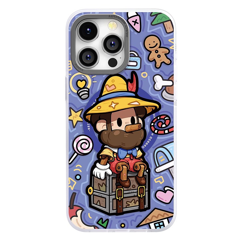 قاب OGBRO مدل Fantasy Pinocchio / کیس OGBRO مگ سیف دار / قاب OGBRO Fantasy Pinocchio MagSafe Iphone Case