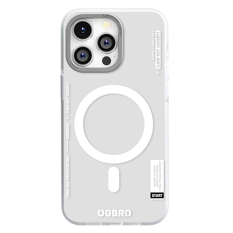 قاب OGBRO مدل simple frosted / کیس OGBRO مگ سیف دار / قاب OGBRO simple frosted MagSafe Iphone Case