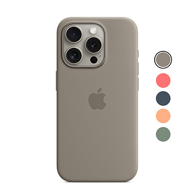 قاب سیلیکونی اصلی مگ سیف دار آیفون 15 پرو- Iphone 15 Pro Silicone Case With Magsafe