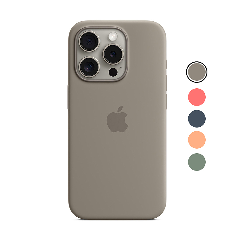 قاب سیلیکونی اصلی مگ سیف دار آیفون 15 پرو- Iphone 15 Pro Silicone Case With Magsafe