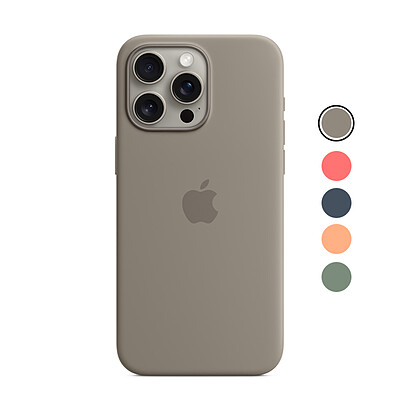 قاب سیلیکونی اصلی مگ سیف دار آیفون 15 پرومکس- Iphone 15 Pro Max Silicone Case With Magsafe