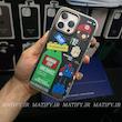 قاب موبایل ogbro طرح مونتاژ شخصیت LEGO با پس‌زمینه مشکی