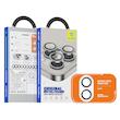 محافظ لنز دوربین آیفون برند Blueo اورجینال مدل Metal Frame / گلس لنز دوربین آیفون Blueo مدل Blueo Metal Frame Lens Protector Glass Iphone 