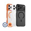 قاب مگسیف دار نیمه شفاف مدل Blueo Skin Friendly Stain & Slip Resistant Magnetic Case-Orange Ring