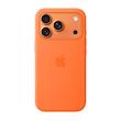 قاب سیلیکونی اصلی مگ‌سیف دار آیفون 17 پرو رنگ نارنجی Apple Silicone Case – طرح جدید و پرانرژی
