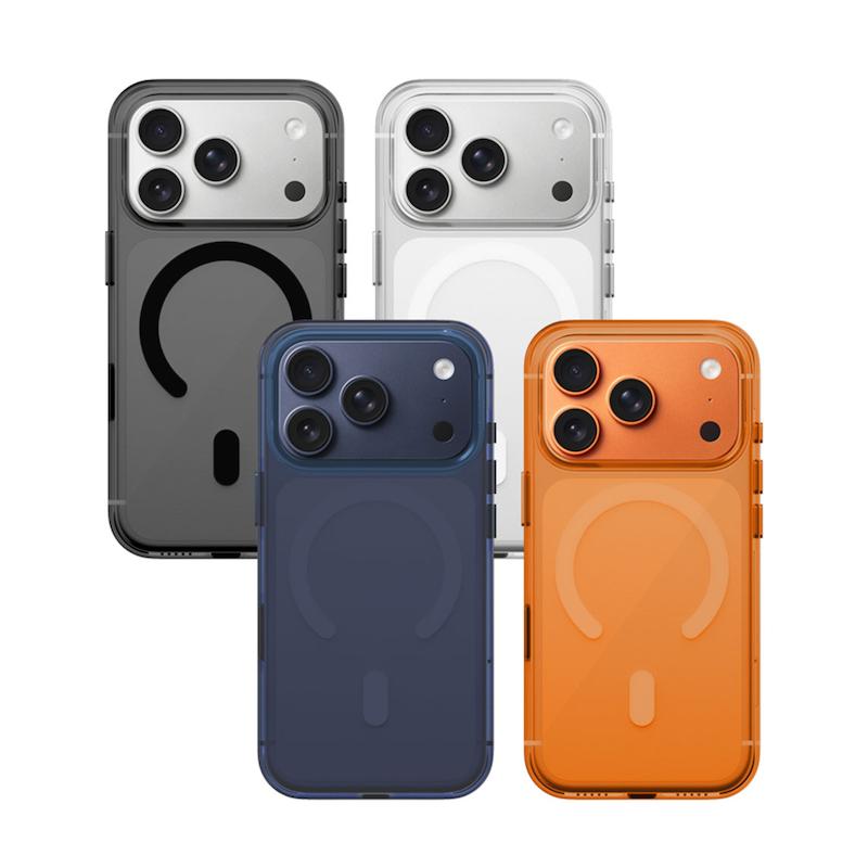 قاب KZDOO Ice Guard نارنجی مخصوص آیفون ۱۷ Pro Max – شفاف و ضد ضربه متیفای