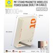 پاوربانک بلو Blueo مدل MF Stand مگسیف دار و همراه کابل - MF Stand Magnetic Wireless Power Bank