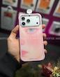 قاب اورجینال Youngkit The Gaze مناسب آیفون 17 پرو مکس با فریم سیلیکونی صورتی .