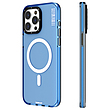 قاب آیفون YOUNGKIT مدل  Crystal Colors مگ سیف دار آبی - Youngkit BlueTransparent Crystal Glossy Magsafe iPhone 13/14/15 Case