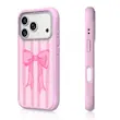 قاب پاپیون صورتی یانگکیت Vintage Pink Stripes with Bow اورجینال | Youngkit
