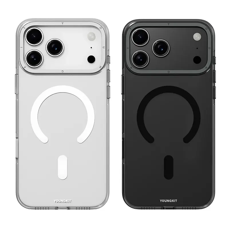 قاب شفاف ضد زردی یانگ کیت مدل کریستال شیلد مگ سیف دار - Youngkit Crystal Shield Non-Yellowing MagSafe iPhone Case