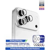 محافظ لنز اورجینال دوربین آیفون Blueo SAPPHIRE رنگ مشکی، گلس یاقوت کبود ضد ضربه و ضد خش با شفافیت بالا و بدون تأثیر بر کیفیت عکس و فیلم‌برداری، عرضه از متیفای