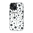 قاب YOUNGKIT مدل Polka Dots مگ سیف دار - Apple iphone Youngkit White Polka Dots Magsafe Series iPhone13/14/15 Case