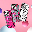 قاب YOUNGKIT مدل Polka Dots مگ سیف دار - Apple iphone Youngkit White Polka Dots Magsafe Series iPhone13/14/15 Case