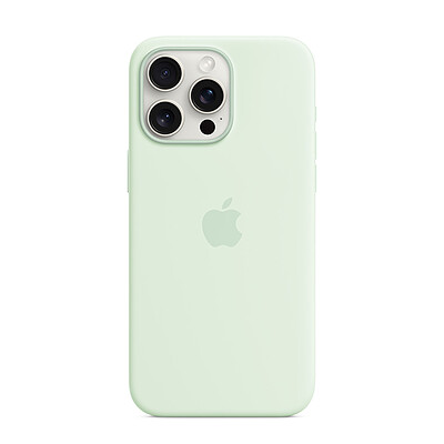 قاب سیلیکونی اصلی مگ سیف دار آیفون 15 پرومکس- Iphone 15 Pro Max Silicone Case With Magsafe