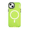 قاب یانگکیتYOUNGKIT مدل  Crystal Colors مگ سیف دار سبز - Youngkit Green Transparent Crystal Glossy Magsafe iPhone 13/14/15 Case