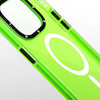 قاب یانگکیتYOUNGKIT مدل  Crystal Colors مگ سیف دار سبز - Youngkit Green Transparent Crystal Glossy Magsafe iPhone 13/14/15 Case
