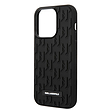 قاب کارل لاگرفلد مشکی مدل 3D Silicone Monogram Pattern مناسب برای گوشی موبایل اپل -Karl Lagerfeld Iphone Case with 3D Rubber Monogram Pattern & Metal Plate