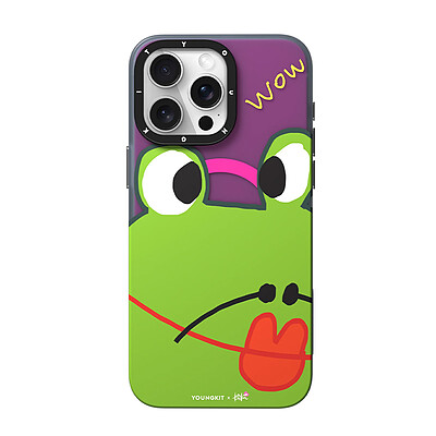 قاب یانگکیت YOUNGKIT مدل Wow Frog همراه با مگ سیف -  Youngkit Wow Frog Iphone Case With MagSafe