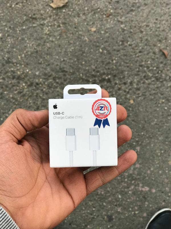 کابل اورجینال آیفون سری ۱۵ تا ۱۷(گارانتی 1 ساله)