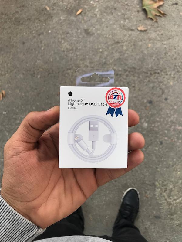 کابل اورجینال ایفون x  (یک سال گارانتی)