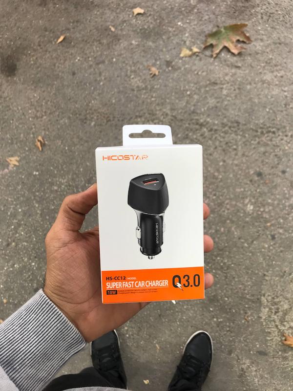 شارژر فندکی سوپر فست 18 وات اورجینال