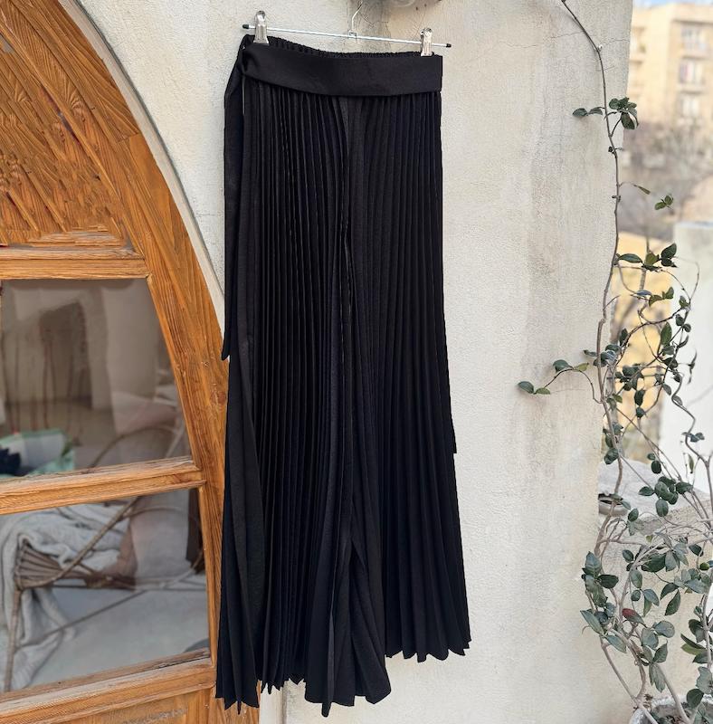 دامن شلواری پلیسه