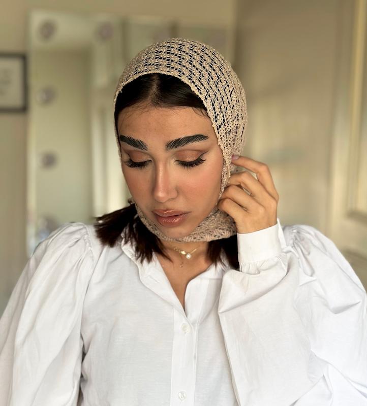 اسکارف قلاب بافی