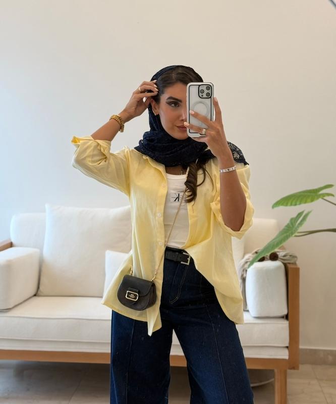 شومیز لینن پاستلی