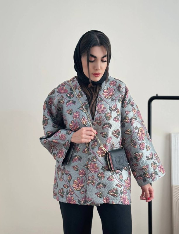 مانتو ژاکارد طاووس