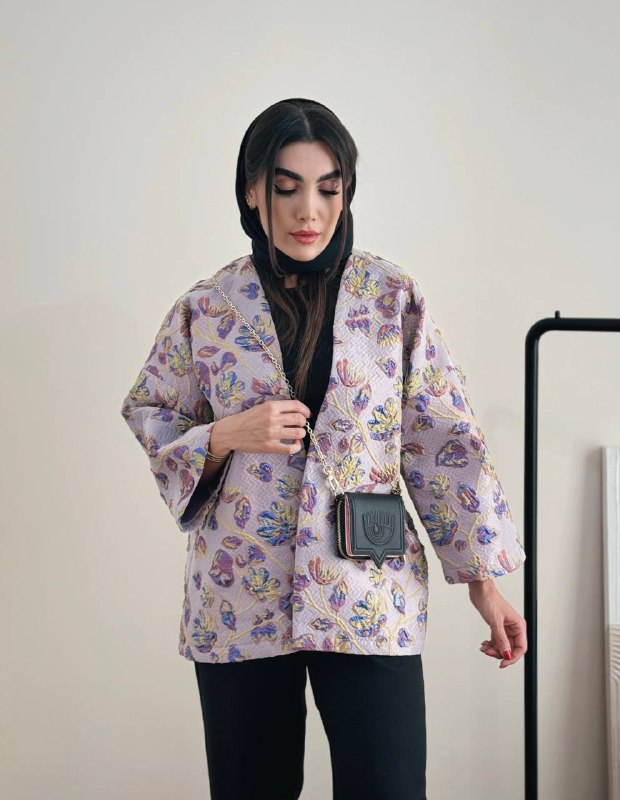 مانتو ژاکارد طاووس