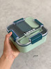 لانچ باکس یا ظرف غذا تقسیم بندی شده مربعی پاستلی 