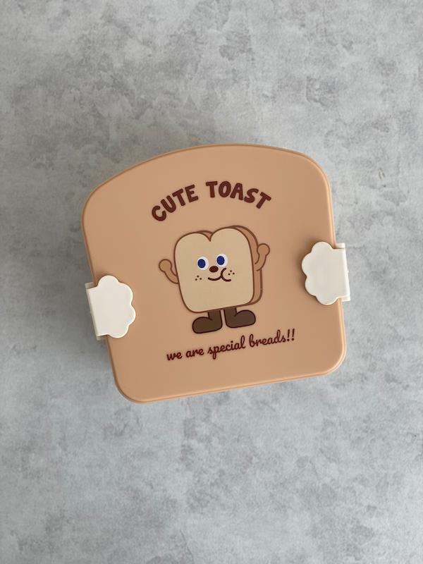 ظرف غذا یا لانچ باکس سه قسمتی نان تست