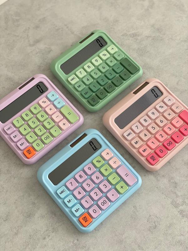 ماشین حساب رومیزی رنگی دکسین 