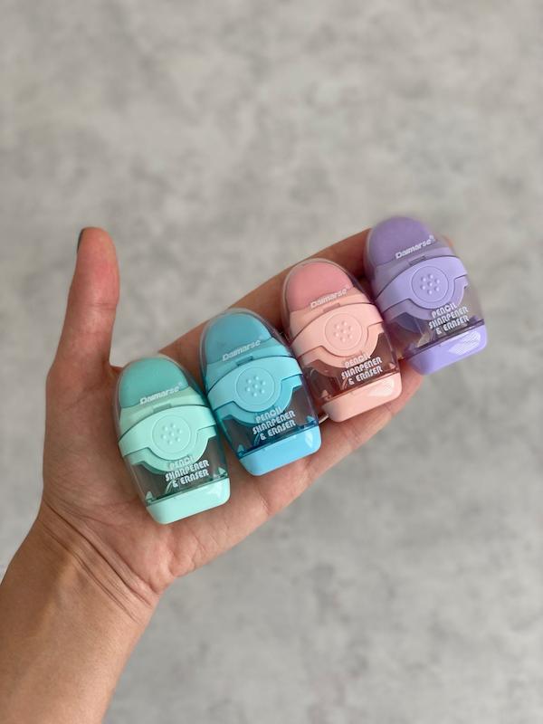 تراش و پاک کن ترکیبی پاستلی Damarse