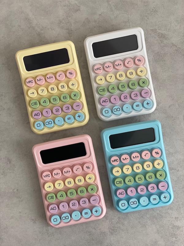 ماشین حساب پاستلی دکمه گرد siwrp