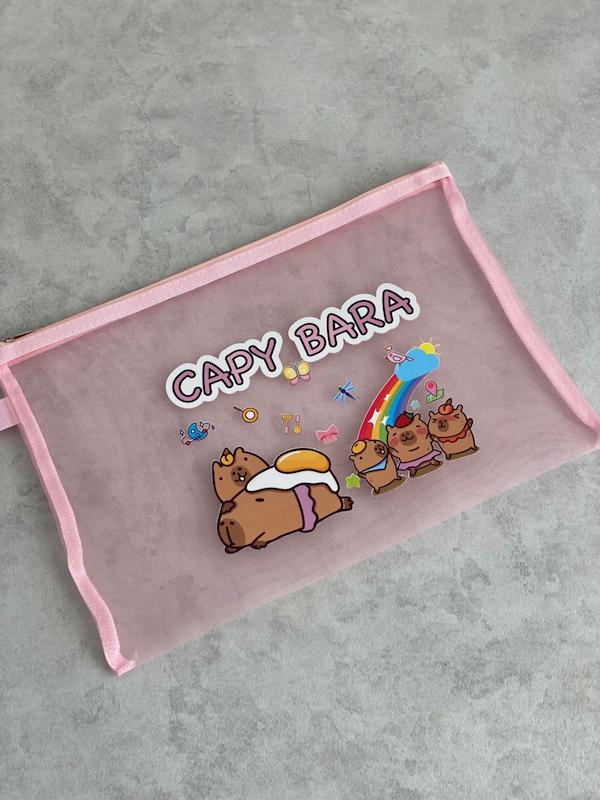 پوشه a4 شفاف زیپی کاپی بارا