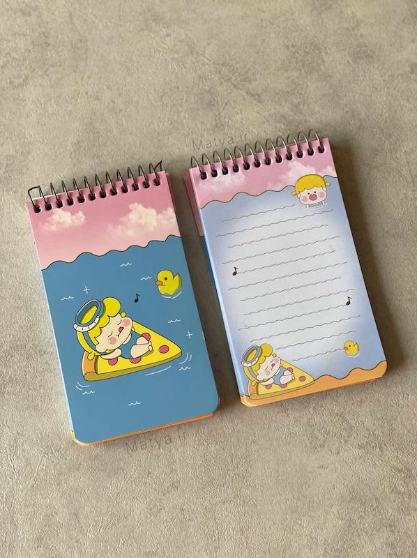 دفترچه ۸۰ برگ دختر و جوجه 💛🐥