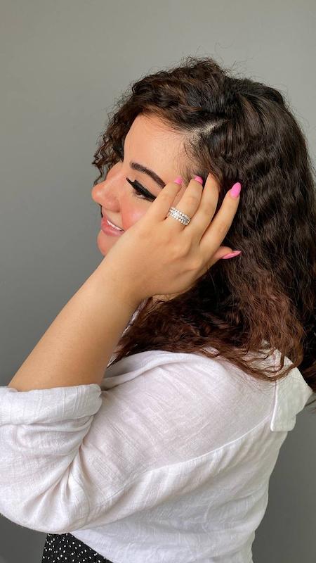 انگشتر جواهری مدل نیل