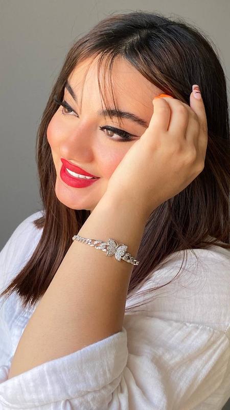 دستبند جواهری مدل پروانه