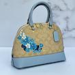 کیف کوچ آلما مدل نیلوفر آبی (قابل سفارش)